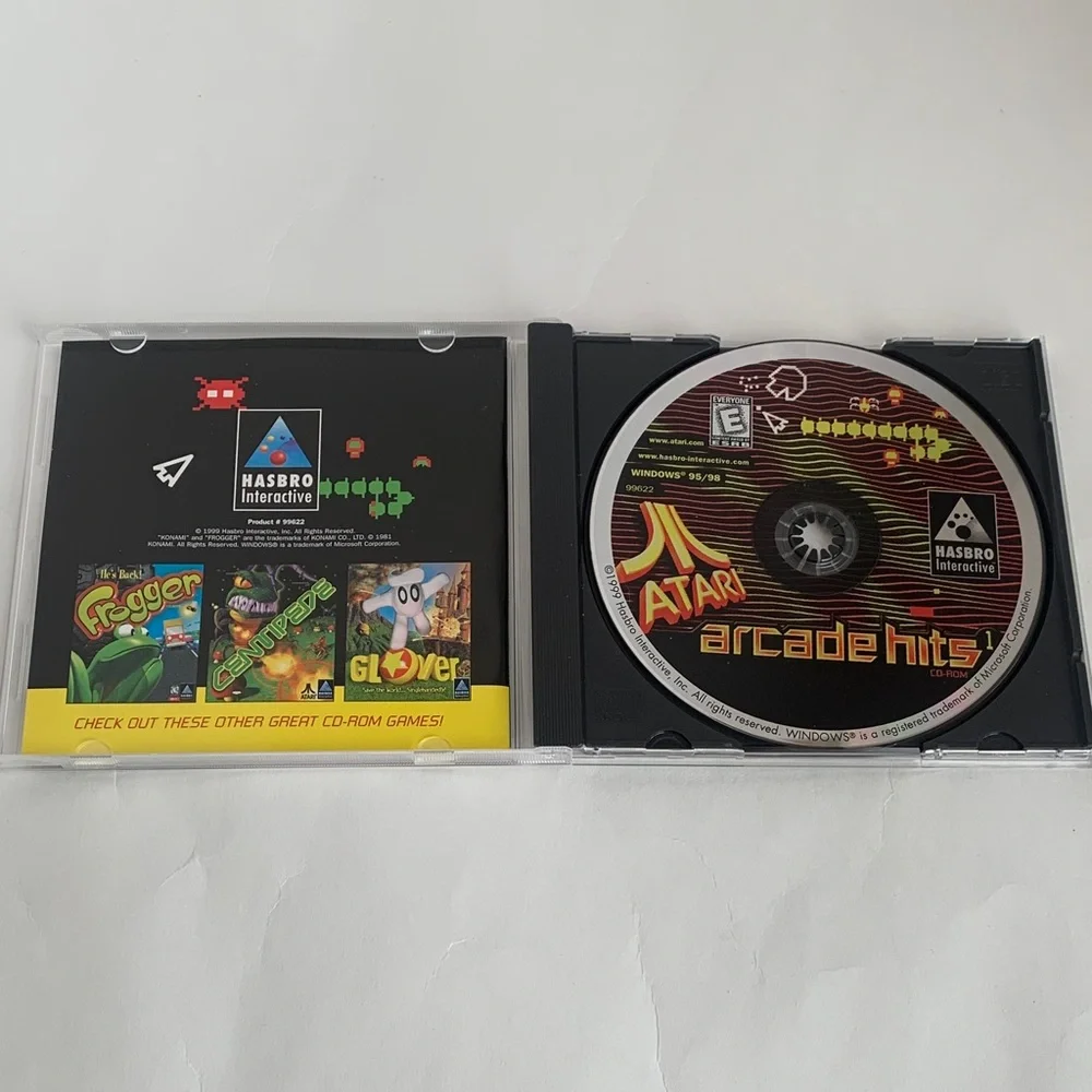 Hasbro Interactive’s Arcade Games Atari Centipede Frogger Pinball Windows 95 98